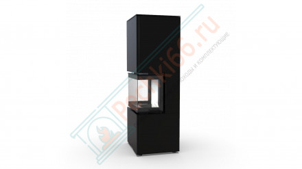 Печь-камин Intra xms c ver. compact 1, белая сталь (Defro-Home) 8кВт