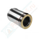 Сэндвич труба для дымохода L=250 (НЕРЖ-321/0,5-НЕРЖ-439/0,5) d-130/210 (Дымок-Lux) Сэндвич труба для дымохода L=250 (НЕРЖ-321/0,5-НЕРЖ-439/0,5) d-130/210 (Дымок-Lux)