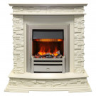 Каминокомплект Luzern - Слоновая кость с электрическим очагом Chesford