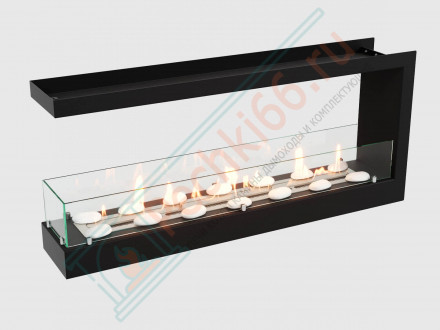 Встраиваемый биокамин Lux Fire Торцевой 1090 S