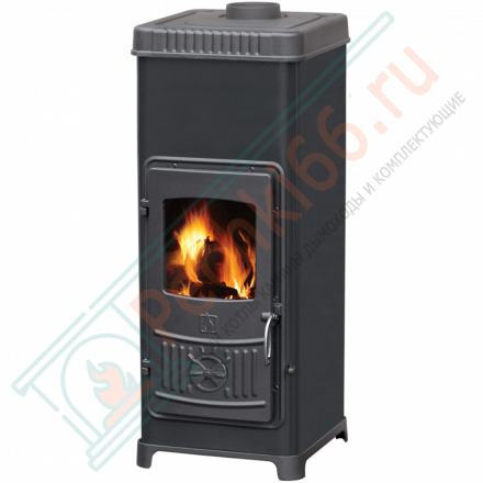 Чугунная печь Dora 10 N, черная (Plamen) до 180 м3