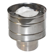 Оголовок с дефлектором (НЕРЖ-439/0,5-НЕРЖ-439/0,5) d-200/280 (УМК) Оголовок с дефлектором (НЕРЖ-439/0,5-НЕРЖ-439/0,5) d-200/280 (УМК)