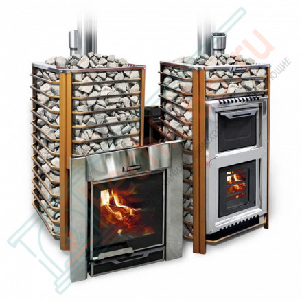 Чугунная банная печь Ermak 30 Сетка-Люкс (Ермак)