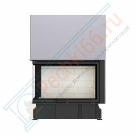 Топка Дельта 1000 RB два стекла правая черный шамот (Экокамин)